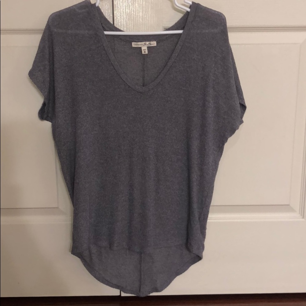 Grey light weight knit tshirt